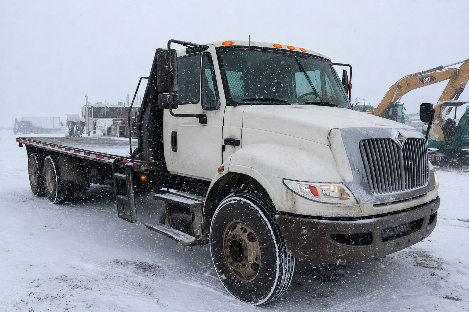 Sold flatbed truck